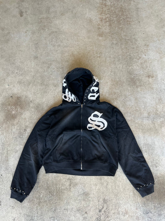 'Shepherd' Cropped Zip Up